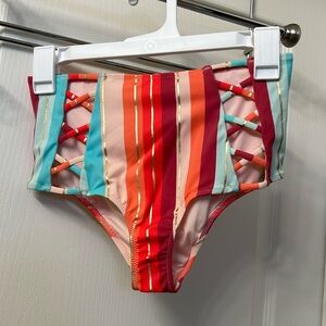 Shade and shore high waisted swimsuit bottom